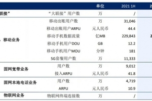 中国联通发布半年报，物联网终端连接数达3.36亿